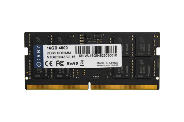 SO-DIMM DDR5 16Gb 4800MHz IRBY NTGID5N48SO-16 IRBY для ПК 