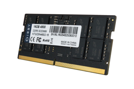 SO-DIMM DDR5 16Gb 4800MHz IRBY NTGID5N48SO-16 IRBY для ПК 